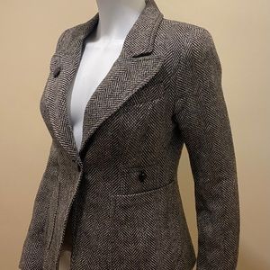 SMYTHE Duchess Tweed Blazer with Elbow Patches